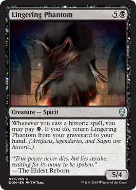 Lingering Phantom (Dominaria) Near Mint Foil