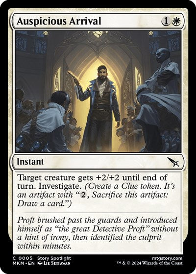 Auspicious Arrival (Murders at Karlov Manor) Near Mint