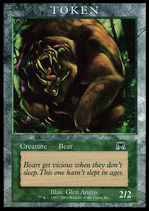 Token - Bear (ON) (Promotional Cards) Near Mint Foil
