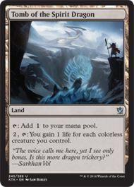 Tomb of the Spirit Dragon (Khans of Tarkir) Near Mint Foil