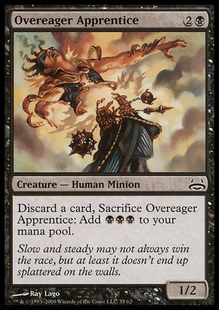 Overeager Apprentice (Duel Decks: Divine vs Demonic) Near Mint