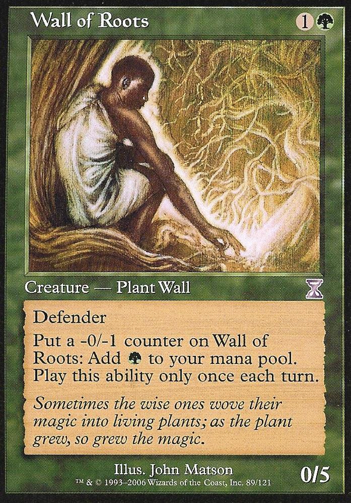 Wall of Roots (Time Spiral Time Shifted) Light Play