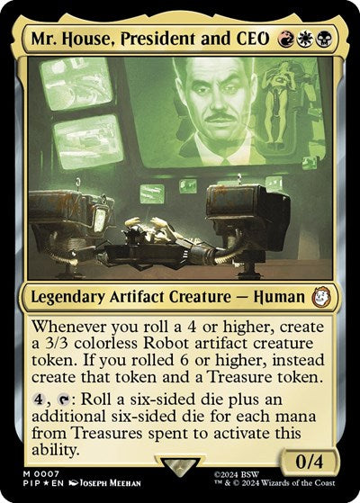 Mr. House, President and CEO (Universes Beyond: Fallout) Near Mint