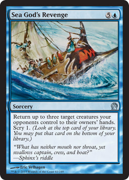 Sea God's Revenge (Theros) Near Mint Foil