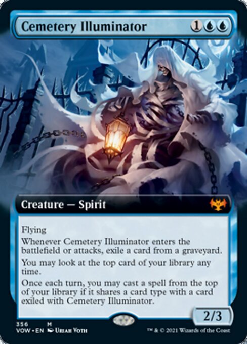 Cemetery Illuminator (Extended Art) (Innistrad: Crimson Vow) Near Mint