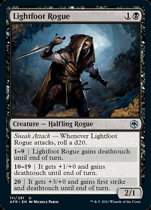 Lightfoot Rogue (Adventures in the Forgotten Realms) Near Mint Foil