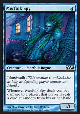 Merfolk Spy (Magic 2011 Core Set) Near Mint Foil