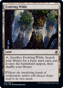 Evolving Wilds (Commander 2019) Near Mint