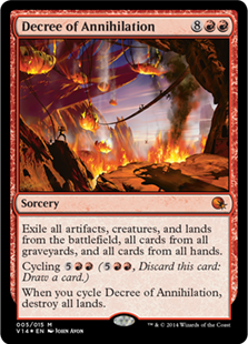 Decree of Annihilation (From the Vault: Annihilation) Near Mint Foil