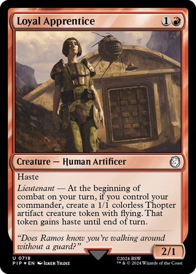 Loyal Apprentice (Surge Foil) (Universes Beyond: Fallout) Near Mint