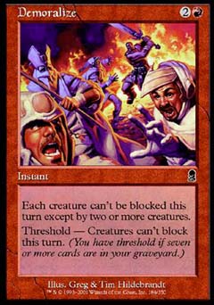 Demoralize (Odyssey) Near Mint Foil