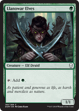 Llanowar Elves (Dominaria) Near Mint