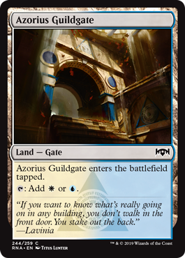 Azorius Guildgate 2 (Ravnica Allegiance) Near Mint Foil