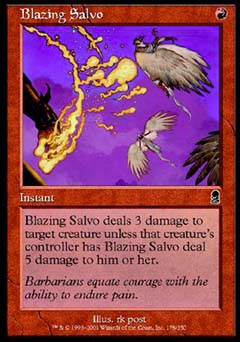 Blazing Salvo (Odyssey) Near Mint
