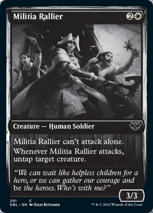 Militia Rallier (Innistrad: Double Feature) Near Mint Foil