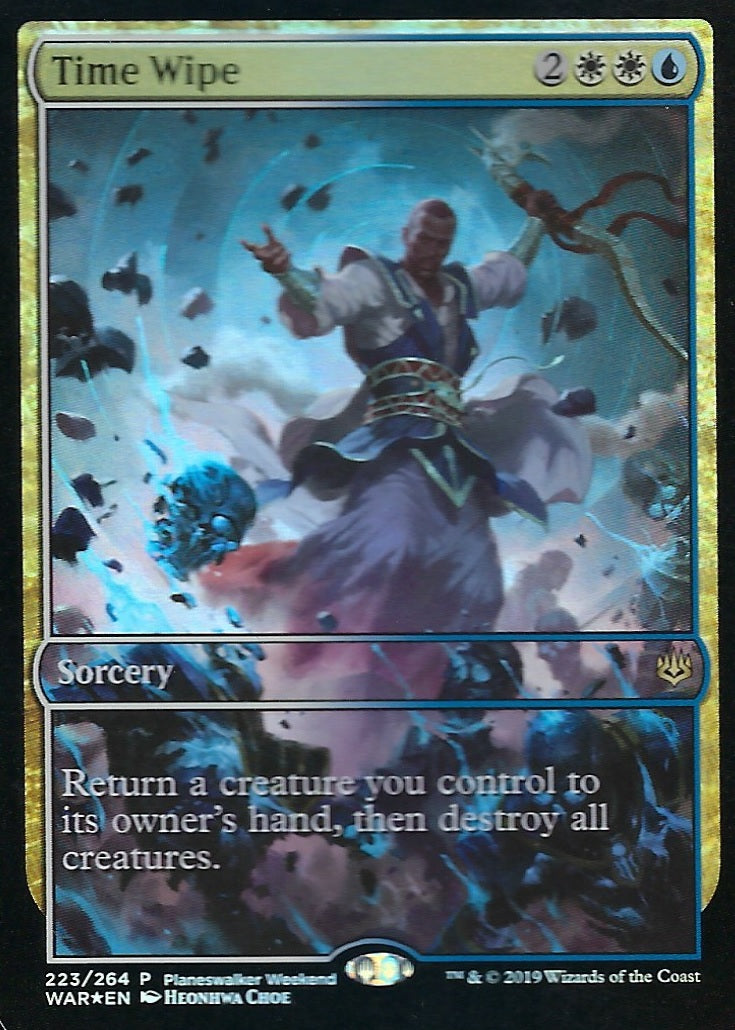 Time Wipe (Full Art PW Weekend) (Promotional Cards) Near Mint Foil
