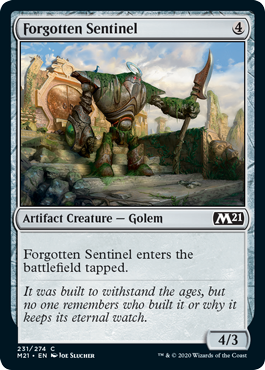 Forgotten Sentinel (Magic 2021 Core Set) Near Mint Foil
