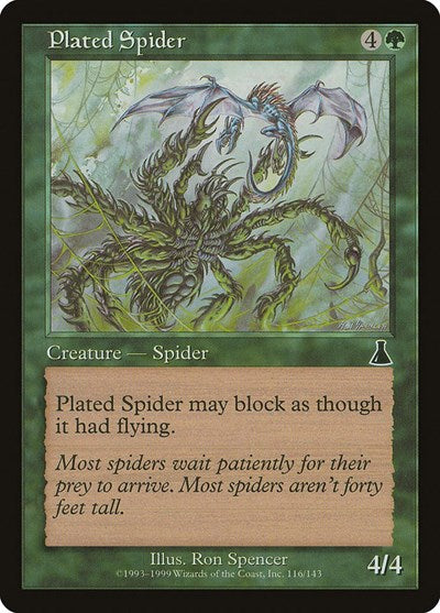 Plated Spider (Urza's Destiny) Near Mint