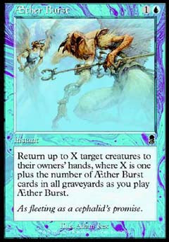 Aether Burst (Odyssey) Light Play Foil