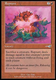 Rupture (Nemesis) Near Mint Foil