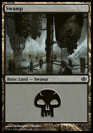 Swamp (61) (Duel Decks: Garruk vs Liliana) Near Mint