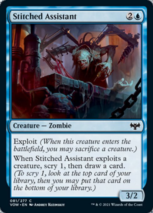 Stitched Assistant (Innistrad: Crimson Vow) Near Mint