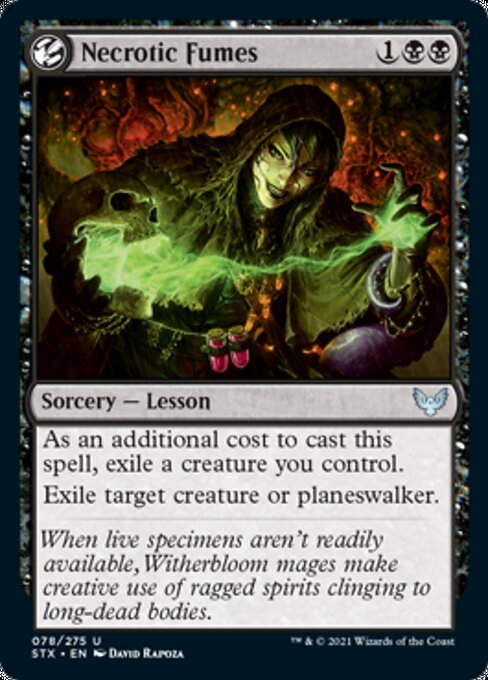 Necrotic Fumes (Strixhaven) Near Mint
