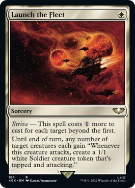 Launch the Fleet (Surge Foil) (Universes Beyond: Warhammer 40K) Near Mint