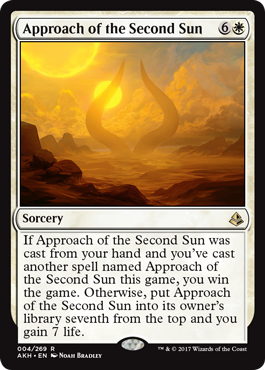 Approach of the Second Sun (Amonkhet) Near Mint