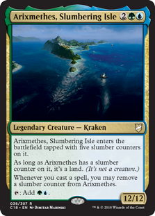 Arixmethes, Slumbering Isle (Commander 2018) Near Mint