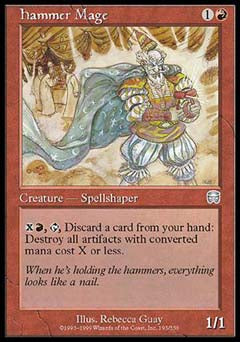 Hammer Mage (Mercadian Masques) Near Mint