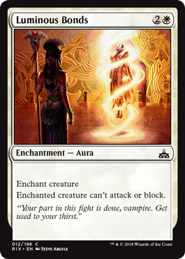 Luminous Bonds (Rivals of Ixalan) Near Mint Foil