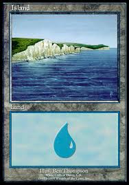Island EURO Purple Promo (White Cliffs of Dover) (Promotional Cards) Near Mint Foil