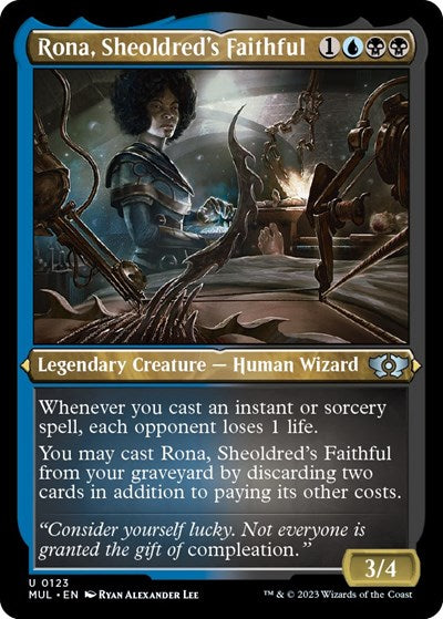 Rona, Sheoldred's Faithful (Foil Etched) (March of the Machine: Multiverse Legends) Near Mint