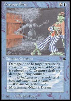 Gaseous Form (Legends) Near Mint Italian