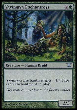 Yavimaya Enchantress (10th Edition) Near Mint