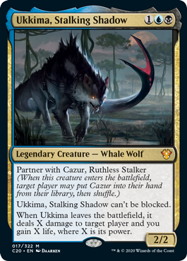 Ukkima, Stalking Shadow (Commander 2020 Ikoria) Near Mint