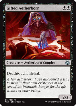 Gifted Aetherborn (Aether Revolt) Near Mint Foil
