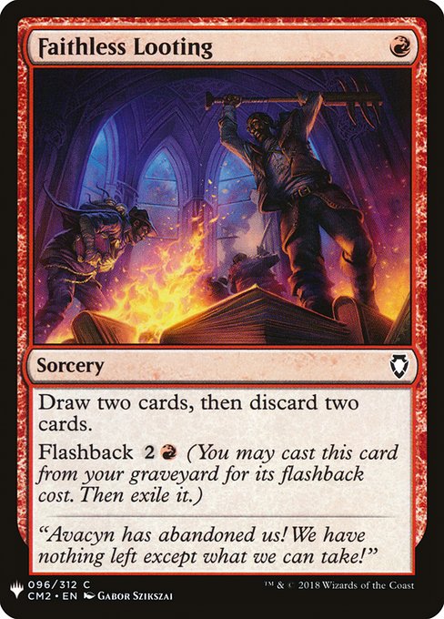 Faithless Looting (Mystery Booster) Near Mint