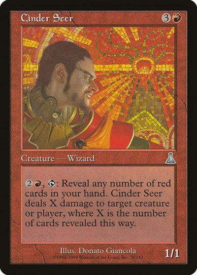 Cinder Seer (Urza's Destiny) Good