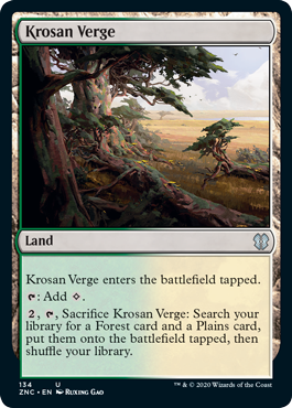 Krosan Verge (Commander 2020 Zendikar Rising) Near Mint