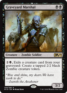 Graveyard Marshal (Magic 2019 Core Set) Near Mint