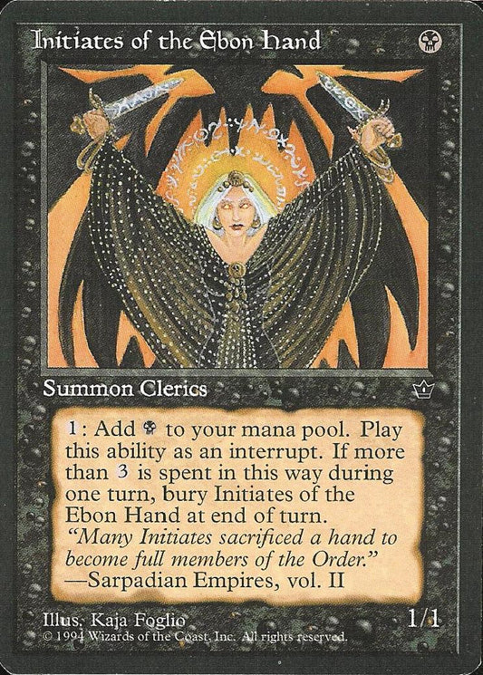 Initiates of the Ebon Hand (2) (Fallen Empires) Near Mint