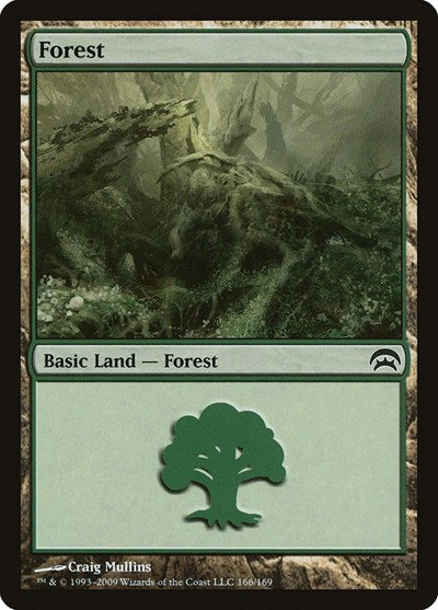 Forest (166) (Planechase) Near Mint
