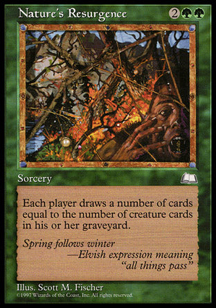 Nature's Resurgence (Weatherlight) Near Mint