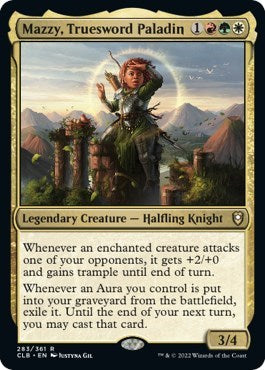 Mazzy, Truesword Paladin (Commander Legends: Battle for Baldur's Gate) Near Mint