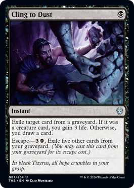 Cling to Dust (Theros Beyond Death) Near Mint Foil