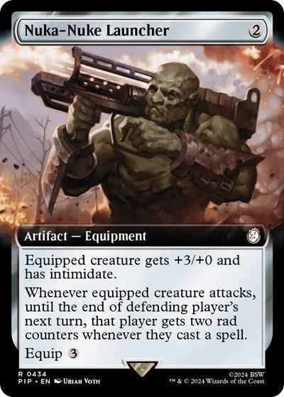 Nuka-Nuke Launcher (Extended Art) (Universes Beyond: Fallout) Near Mint