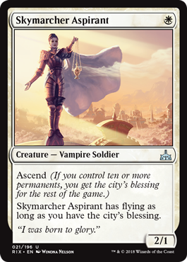 Skymarcher Aspirant (Rivals of Ixalan) Near Mint Foil