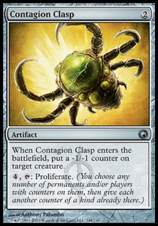 Contagion Clasp (Scars of Mirrodin) Near Mint Foil